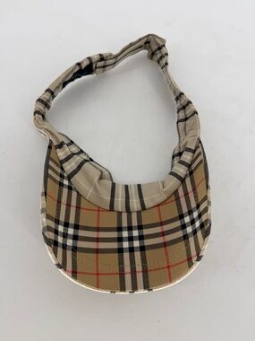 Burberry Golf Nova Check Sun Visor Women Hat One Size